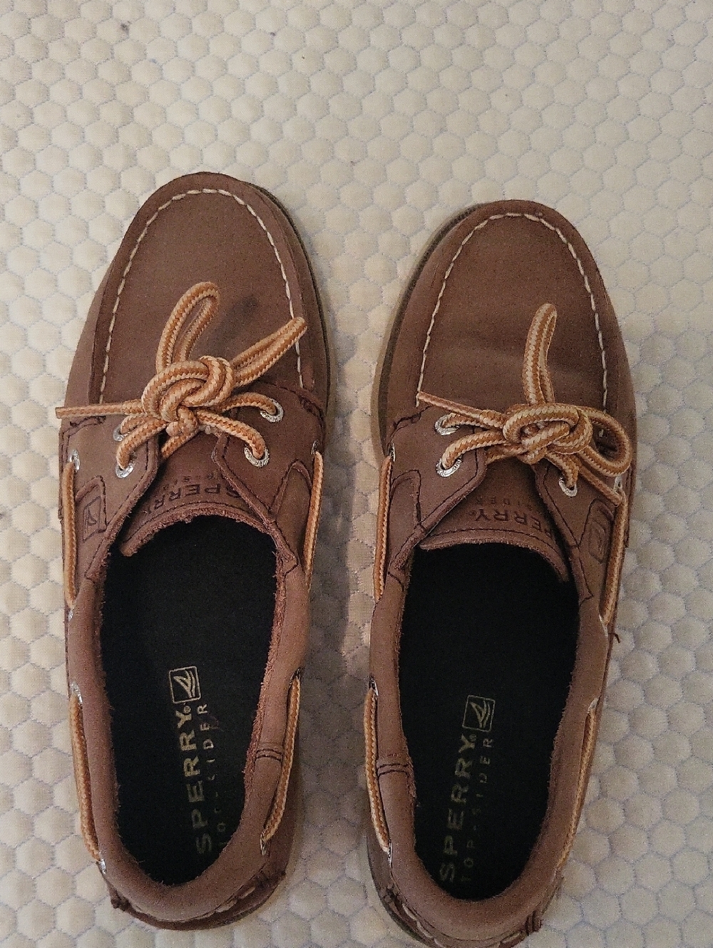 Sperry Top Sider Leeward Boys Boat Shoes Size 4.5